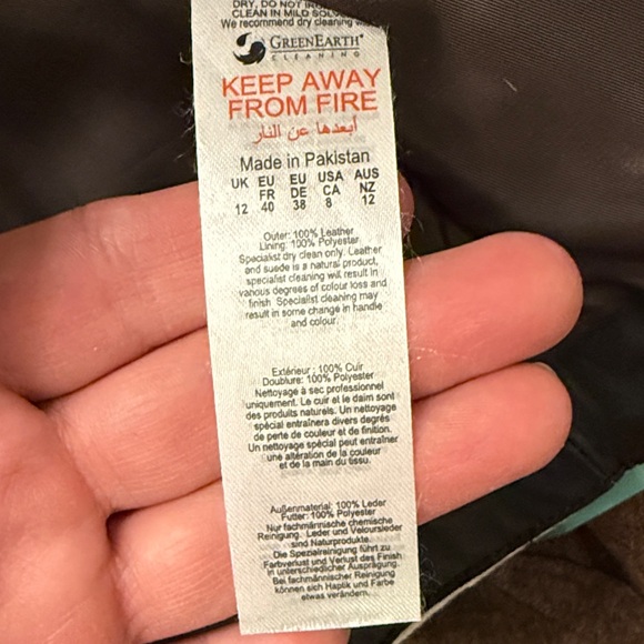 Nasty Gal Cow Hide leather Bomber Jacket - Picture 11 of 11